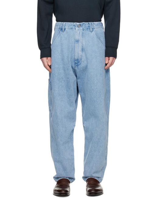 Emporio Armani Blue J66 Loose-fit Jeans for Men | Lyst Canada