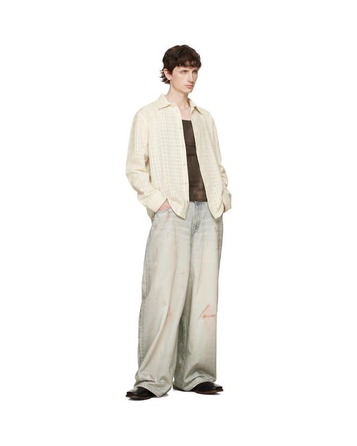 Won Hundred Natural Lyon Printed Denim Jeans for men