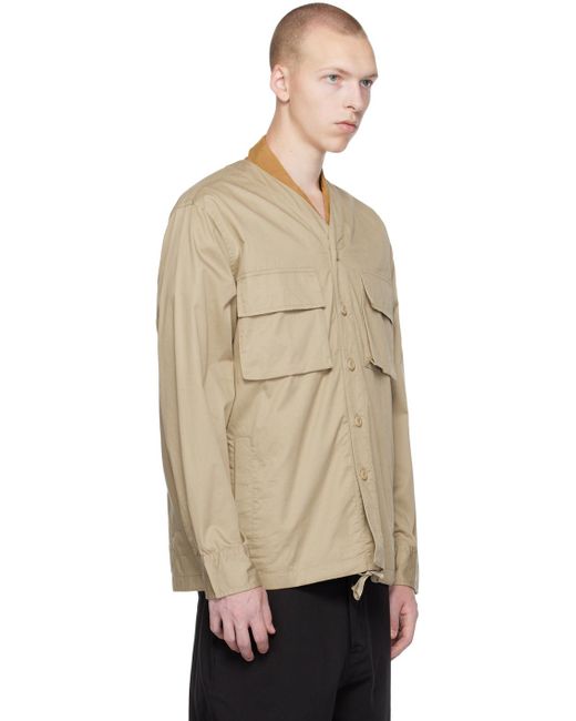 Universal Works Natural Taupe Parachute Jacket for men