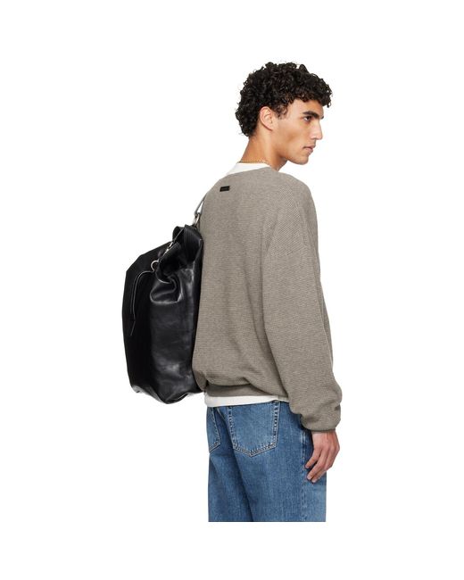 Fear Of God Multicolor Holiday Waffle Crewneck 90S Sweater for men