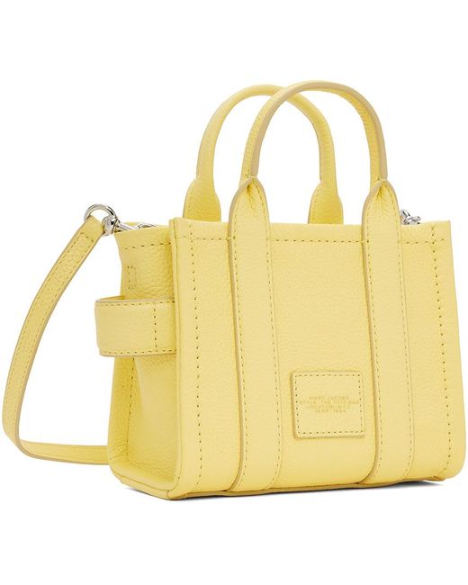 Marc Jacobs The Leather Mini Tote Bag トートバッグ Yellow