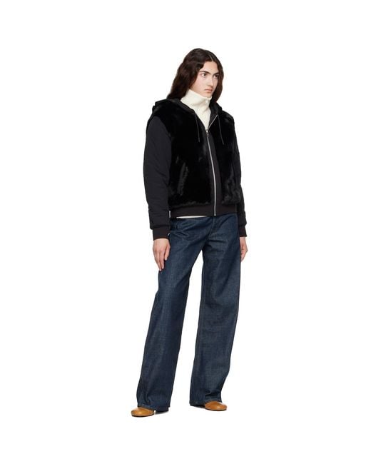Mackage Black Gwendal Reversible Faux-Fur Hoodie