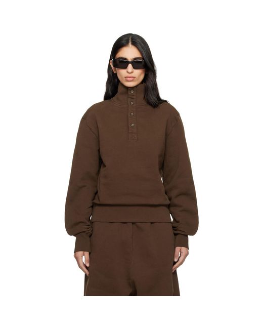 Entire studios Brown Port Pullover Sweatshirt