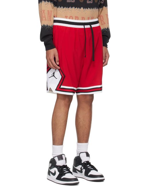 Nike Red Jordan Dri-fit Sport Woven Diamond Shorts Polyester for men