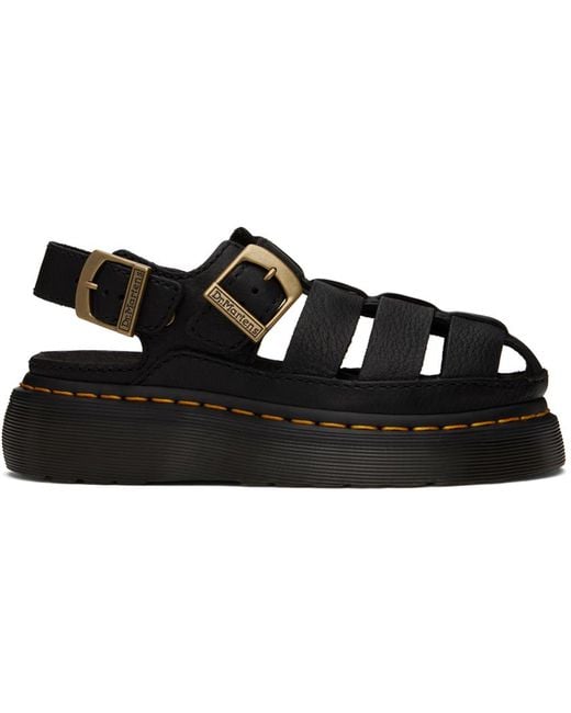 Dr. Martens Black Wrenlie Sandals