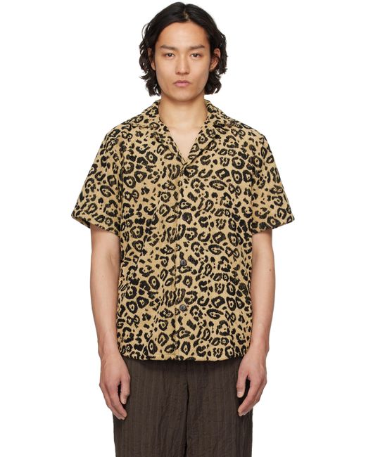 Oas Black Leo Cuba Terry Shirt for men
