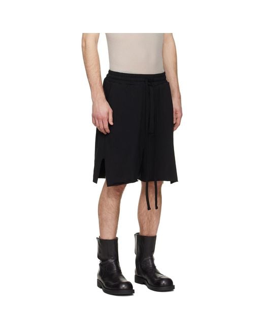 Thom Krom Black M St 513 Shorts for men