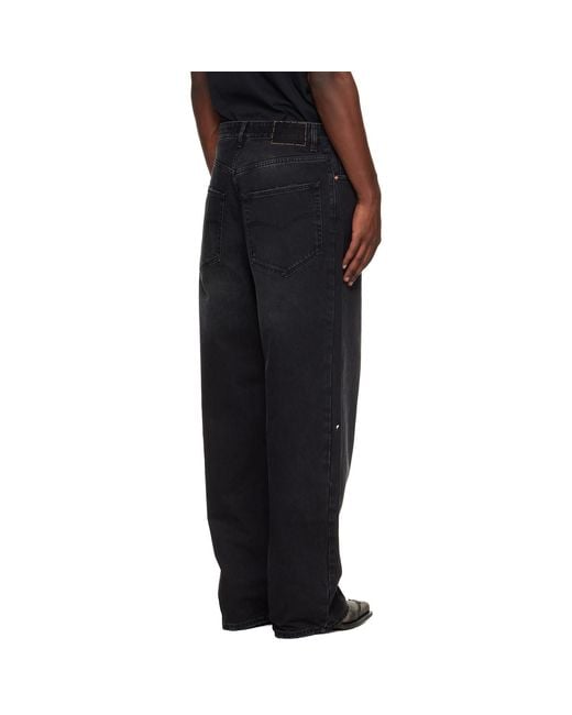 Vetements Black Ripped Jeans for men
