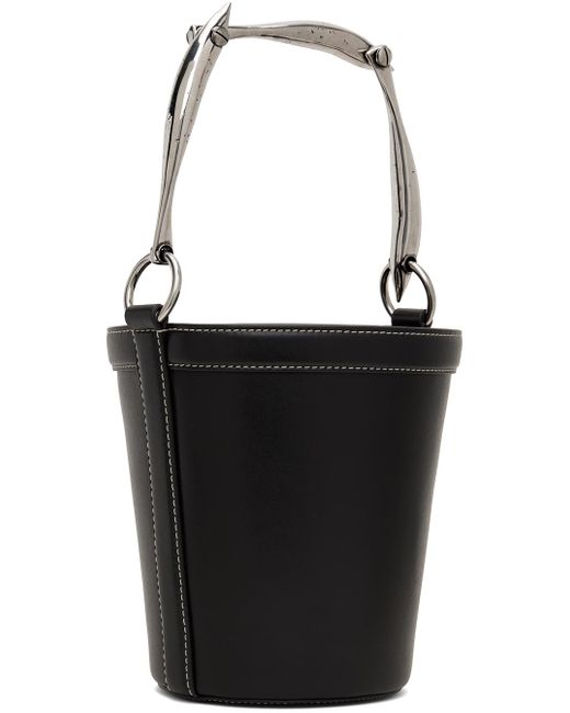 Bottega Veneta Black Sardine Bucket Bag for men