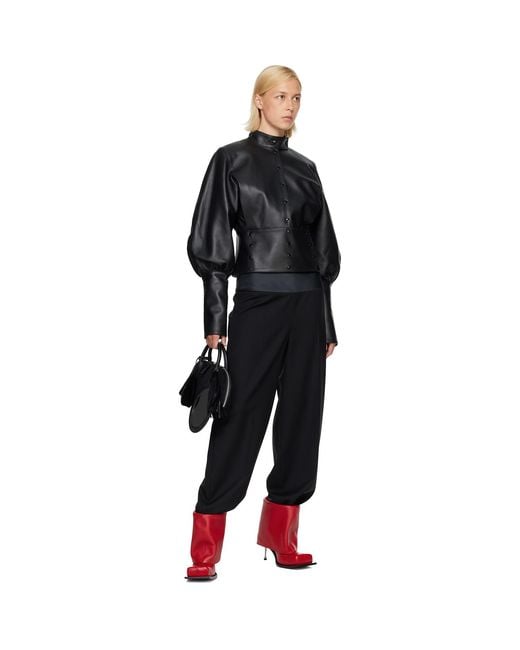 FIDAN NOVRUZOVA Red Iman Stiletto Heel Boots
