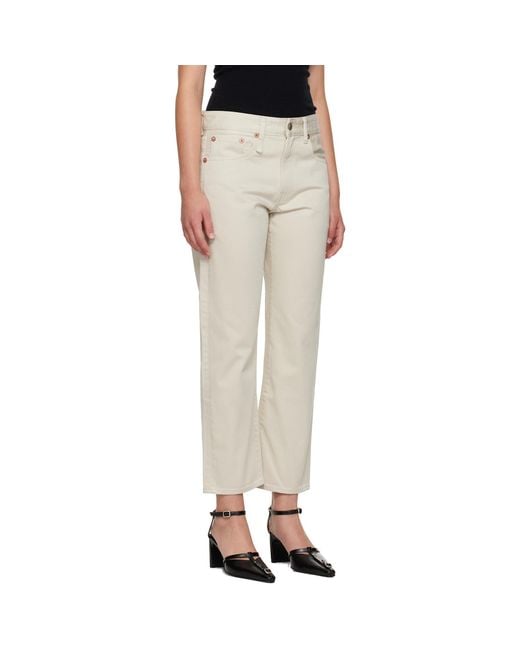 R13 Natural Romeo Jeans