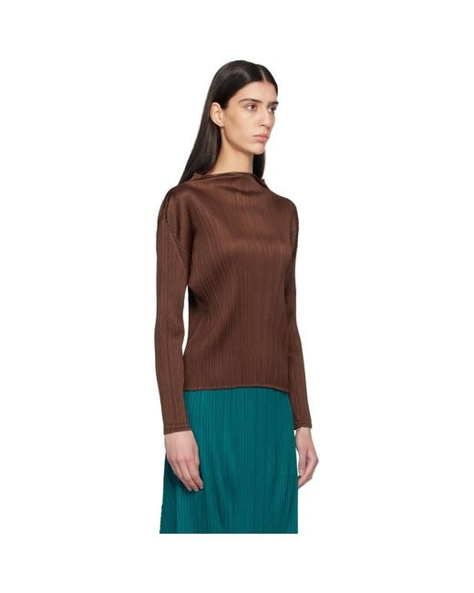 Pleats Please Issey Miyake Multicolor Monthly Colors November Top