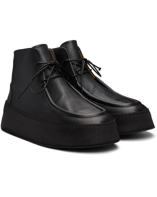 Marsèll Black Cassapana Sneakers for men