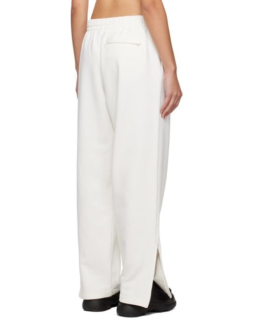 Wardrobe NYC White Off- Hailey Bieber Edition Hb Track Pants