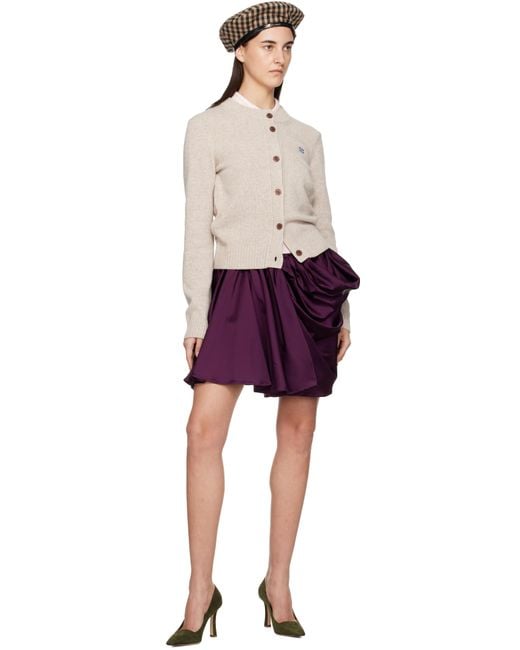 Ganni Multicolor Wool Mix Cardigan