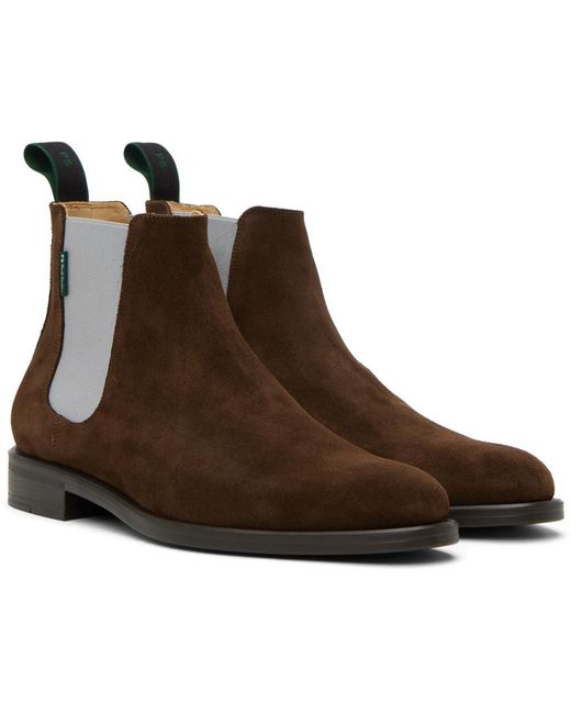PS by Paul Smith Brown Cedric Chelsea Boots for men