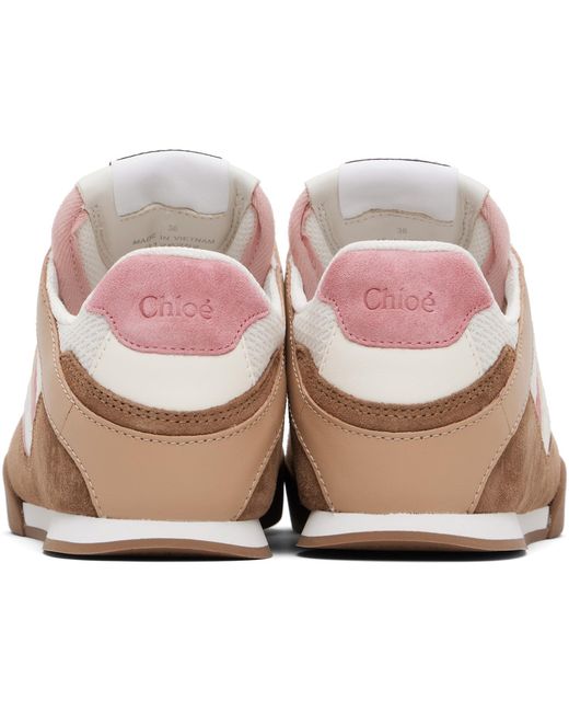 Chloé Black Tan & Kick' Sneakers