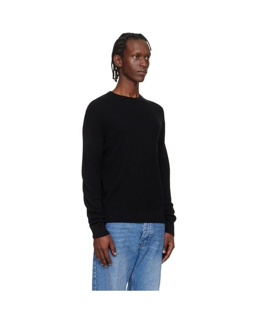 Studio Nicholson Black Portland Knit Sweater for men