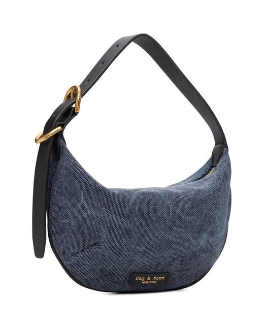 Rag & Bone Blue Ragbone Mercer Small Canvas Bag