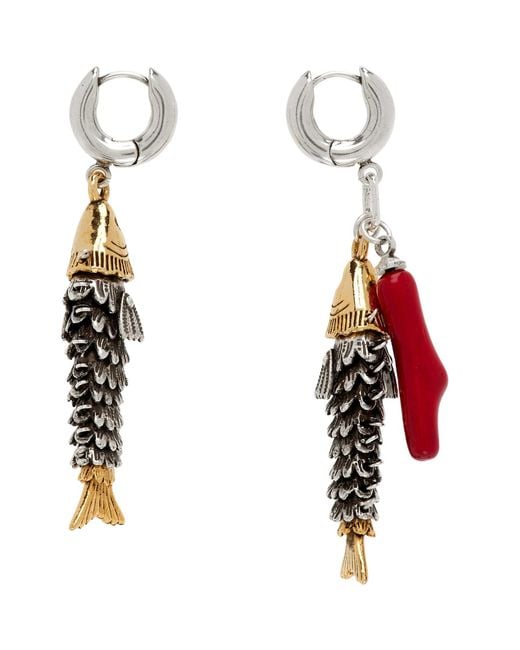 Isabel Marant White New River Earrings