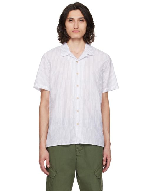 PS by Paul Smith White Striped Shirt for men