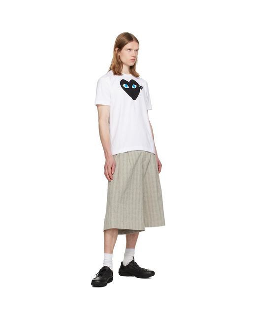 COMME DES GARÇONS PLAY Black Emblem Heart' T-Shirt for men