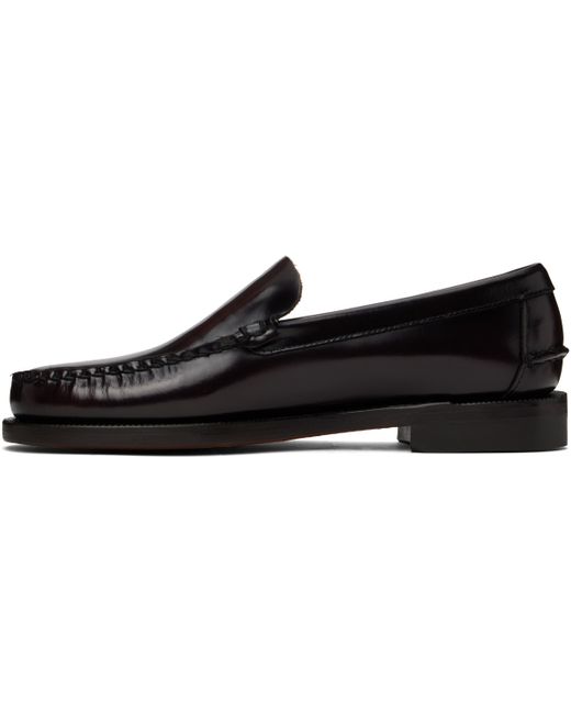 【関税込み】Sebago バーガンディ Frank ローファー メンズ Sebago バーガンディ Frank ローファー ブラック | Lyst
