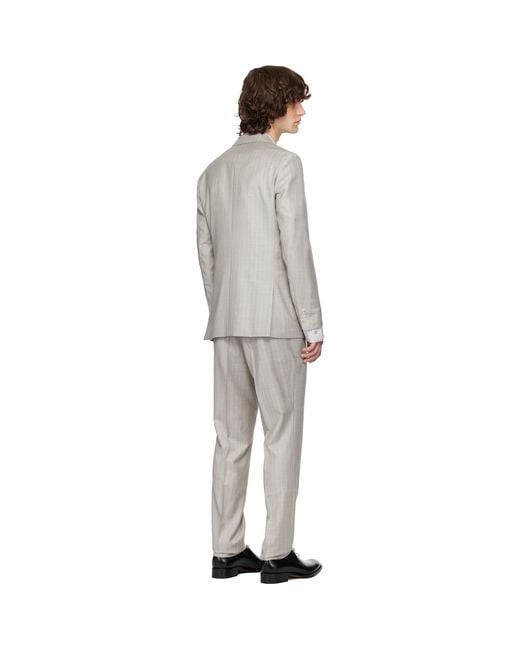 Boss Black Pinstripe Suit for men