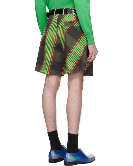 Short wreck brun et vert Vivienne Westwood pour homme en coloris Green