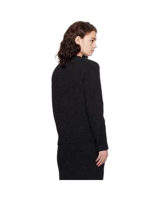 Bottega Veneta Black Wool Tailored Sweater