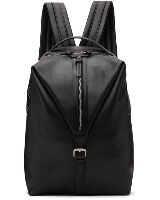 Officine Creative Black Jules 001 Backpack for men
