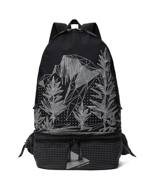 And Wander Black Gramicci Edition 2Way Ripstop Backpack for men