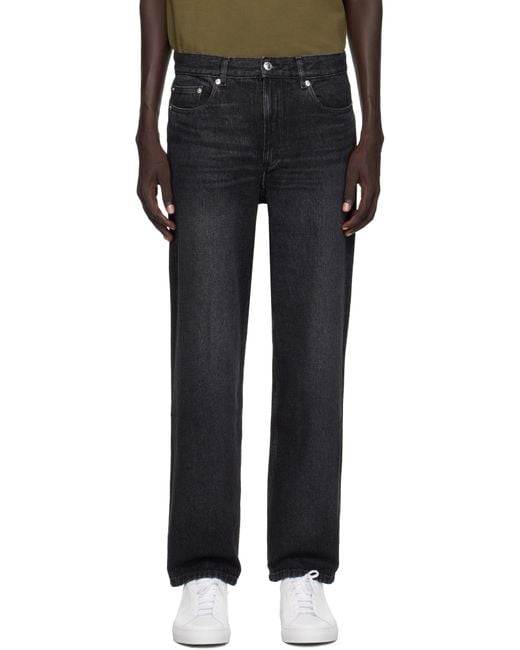 A.P.C. Black Martin Jeans for men