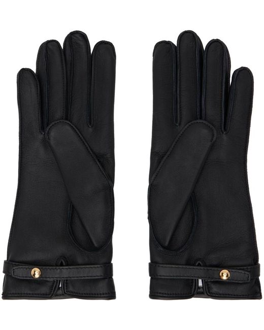 Burberry Black Monogram Gloves for men