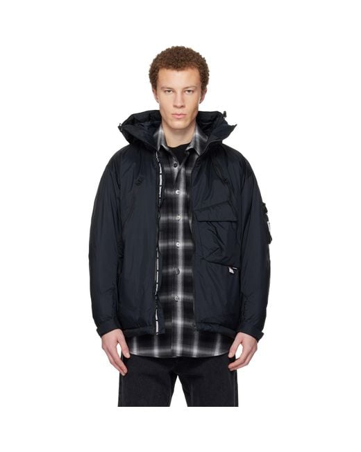 Neighborhood Blue Nanga Edition Offset Zip Down Jacket for men