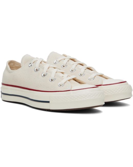 Converse Black Off- Chuck 70 Low Top Sneakers