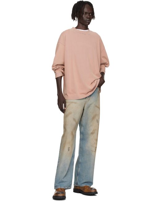 Acne Black Loose Fit 1981 Jeans for men