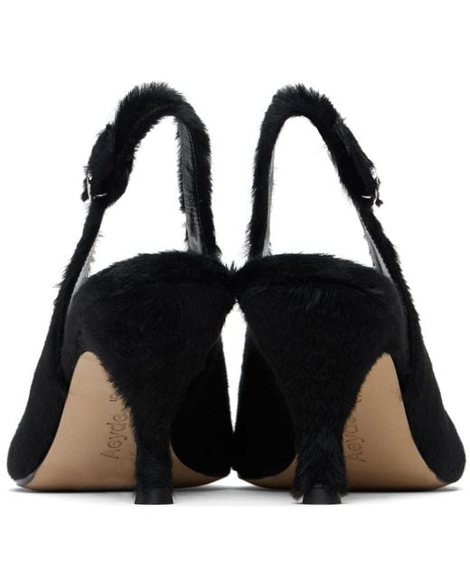 Aeyde Black Carla Heels