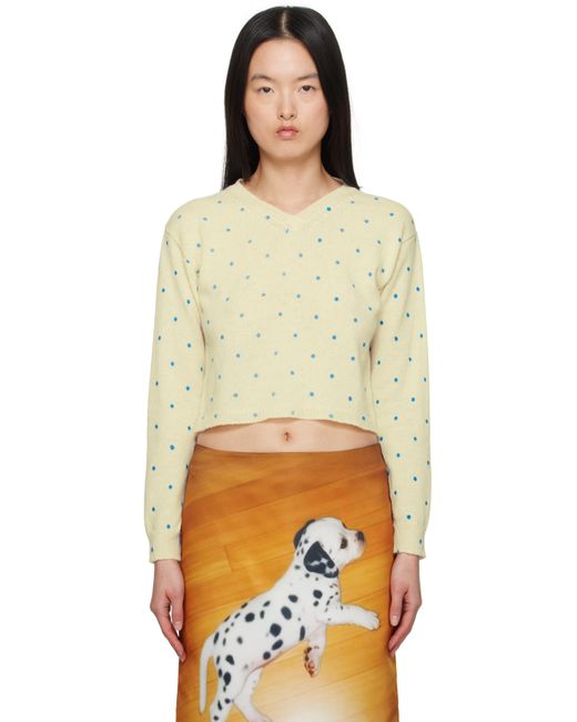 Ashley Williams Orange Off- Molly Knit Sweater