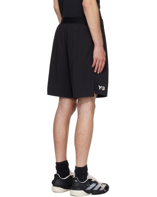 Y-3 Black Us Open Tennis Ergo Pro Shorts for men