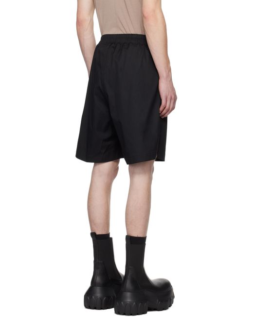 メンズ Rick Owens ブラック Hollywood Boxer ショートパンツ Black