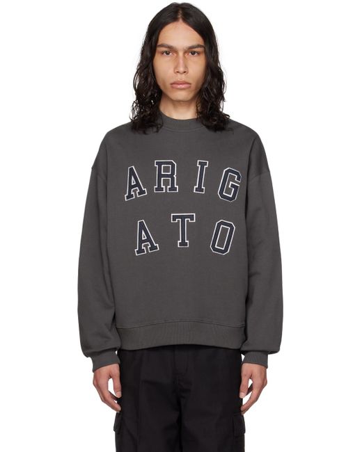 Axel Arigato Black Gray Legend Sweatshirt for men