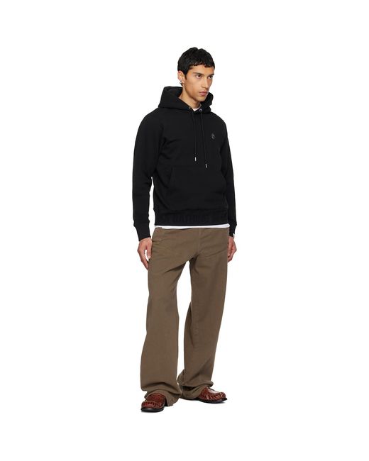 A Bathing Ape Black One Point Pullover Hoodie for men