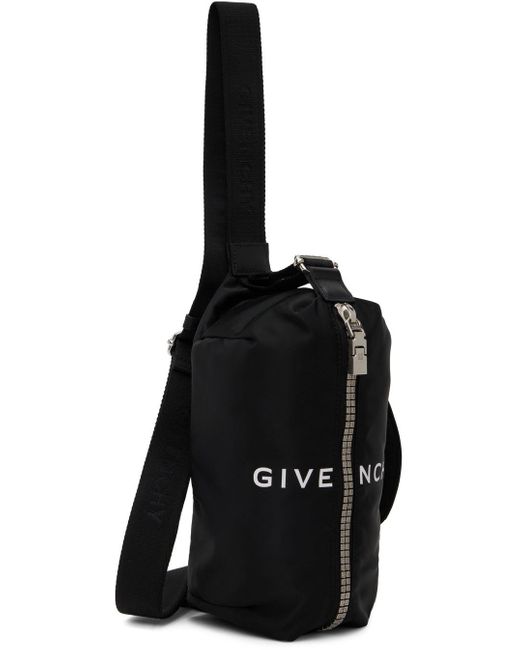 Givenchy Black G-Zip Bum Bag for men