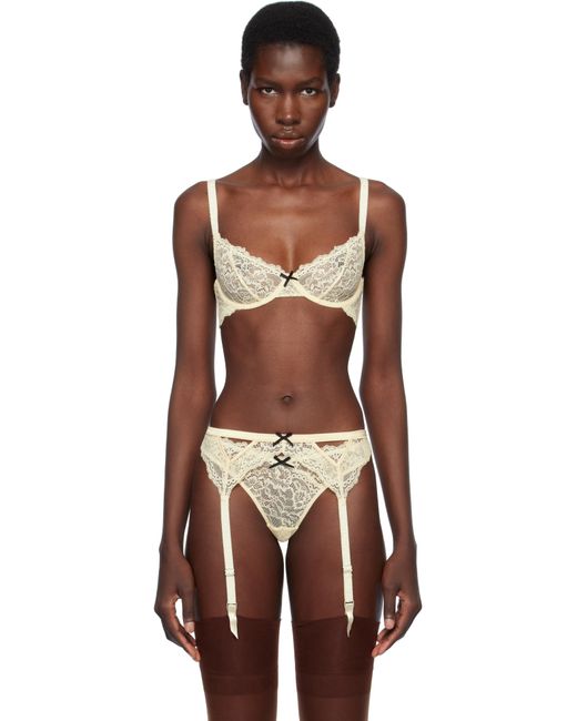 Fleur du Mal オフホワイト Bianca レース ブラ Multicolor