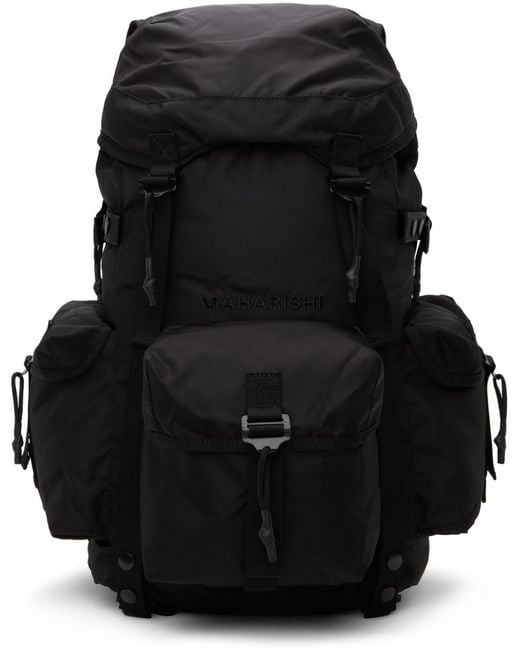 Maharishi Black 1114 Maha M.A.L.I.C.E. Backpack for men