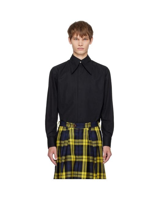 Vivienne Westwood Black Tuxedo Shirt for men