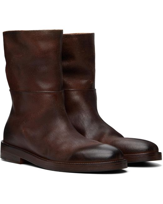 Marsèll Brown Tubetto Boots for men