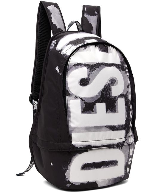 DIESEL Black Rave Backpack for men