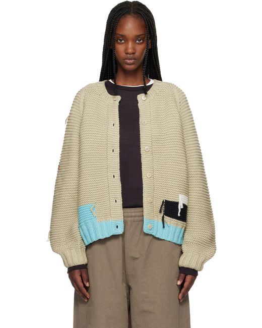 YMC レディース ベージュ Atomic カーディガン